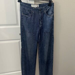 Rag’n’Bone Miramar carpenter silk denim